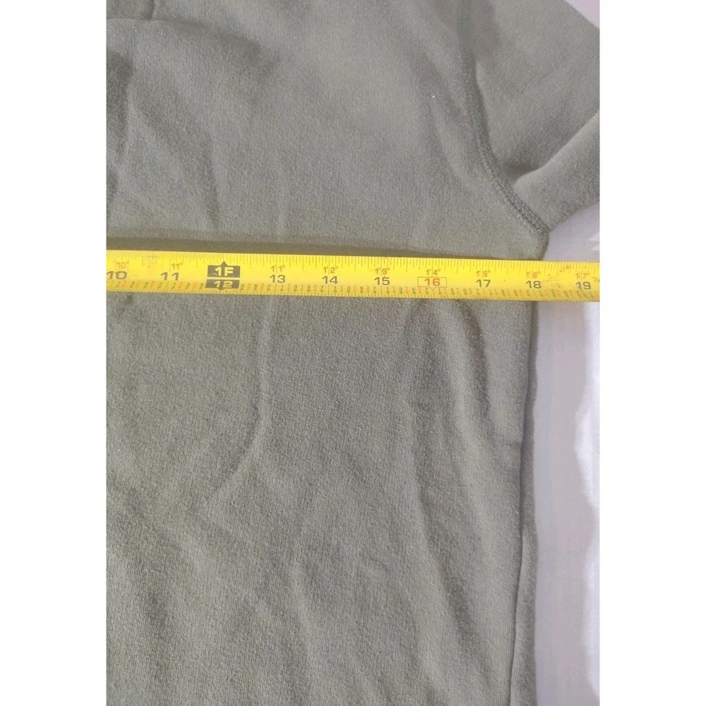GAP Kids Boys XL (12) Green Logo Crewneck Pullover Sweatshirt Casual Long Sleeve